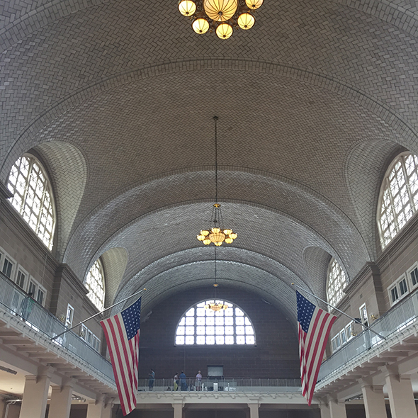 Week 2: The registry hall at Ellis Island, where thousands of immigrants officially entered the city and the country. Immigration was (and continues to be) a major force for urban change in New York City.