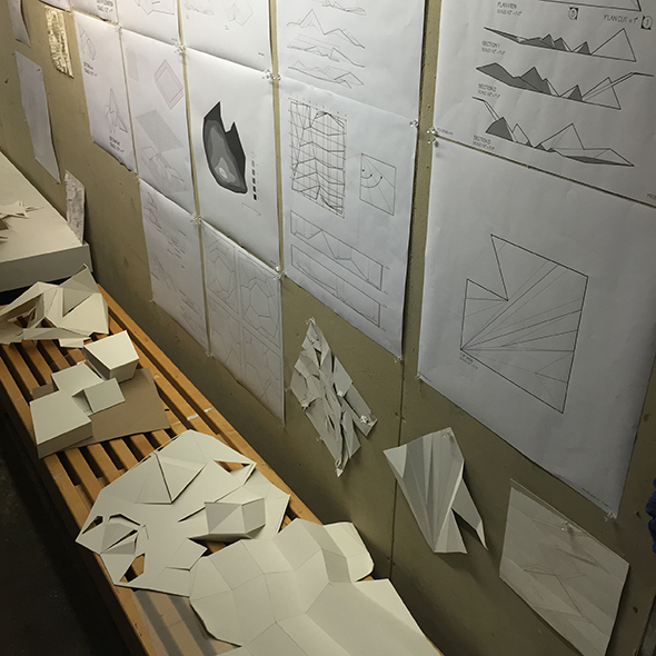 Week 3: We visit graduate studios at the Spitzer School of Architecture.