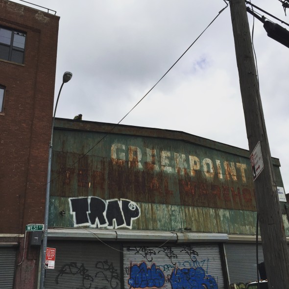 Week 3: We learn about the storied history of the Greenpoint Terminal Market, a source of neighborhood blight but also a center of a vibrant squatter community in the 1990s. It was landmarked by the city, but subsequently suffered a major fire that destroyed much of it.